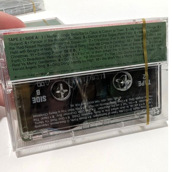 Vtg 1996 Readers Digest The Joy Of Christmas Sealed Cassette Tapes No. 1-3 - Picture 5 of 6